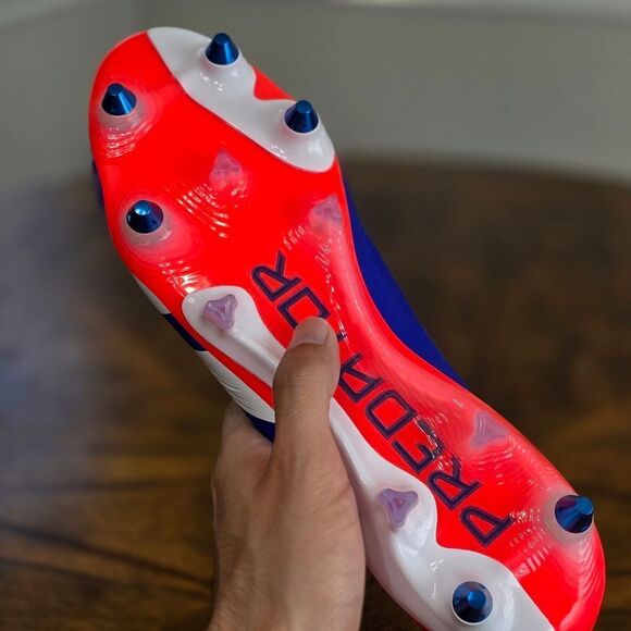 Adidas Predator Elite SG Soft Ground Soccer Shoes Cleats Blue White IF6323 11 - Picture 15 of 15